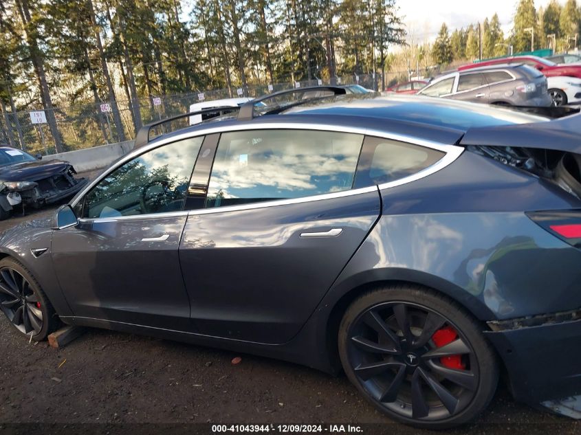 2020 Tesla Model 3 Performance Dual Motor All-Wheel Drive VIN: 5YJ3E1EC1LF669262 Lot: 41043944