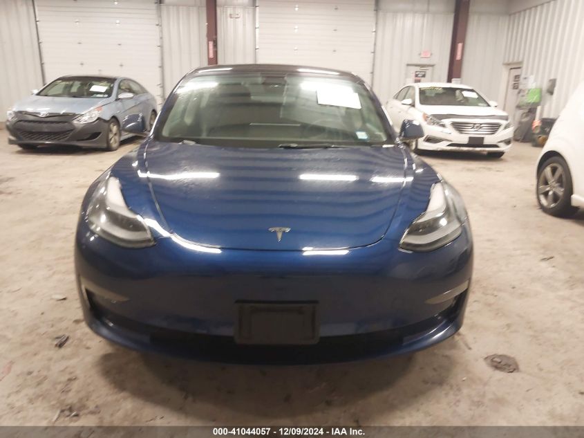 2022 Tesla Model 3 Long Range Dual Motor All-Wheel Drive VIN: 5YJ3E1EB9NF186113 Lot: 41044057