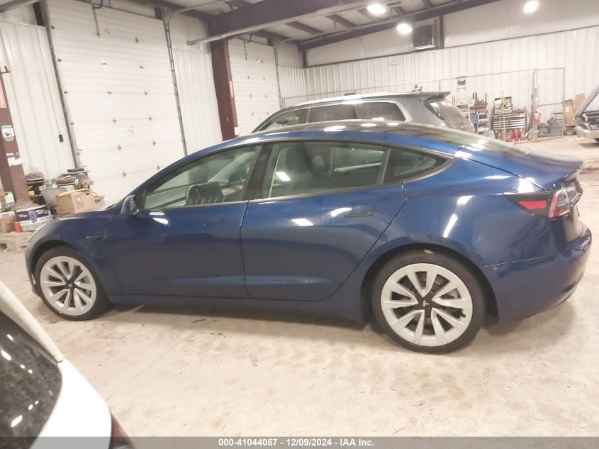 2022 Tesla Model 3 Long Range Dual Motor All-Wheel Drive VIN: 5YJ3E1EB9NF186113 Lot: 41044057