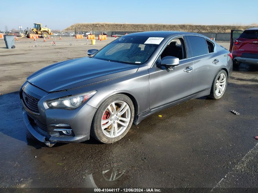 VIN JN1BV7AP2FM338387 2015 INFINITI Q50 no.2