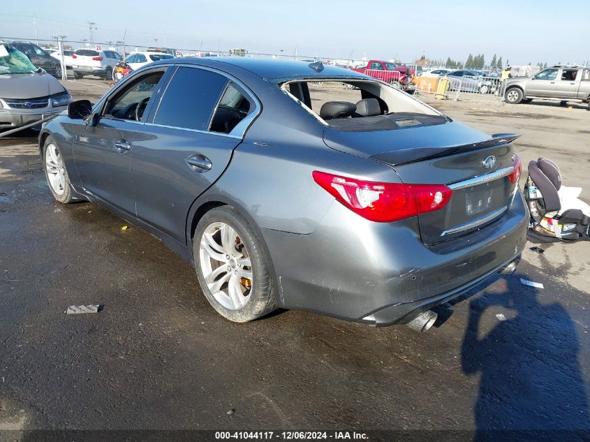 VIN JN1BV7AP2FM338387 2015 INFINITI Q50 no.3