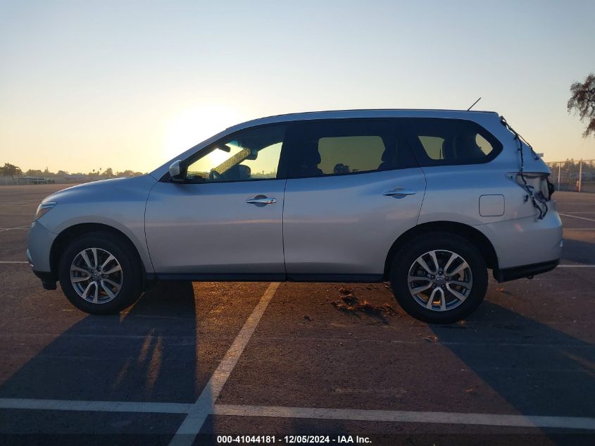 2013 Nissan Pathfinder S VIN: 5N1AR2MN7DC649760 Lot: 41044181