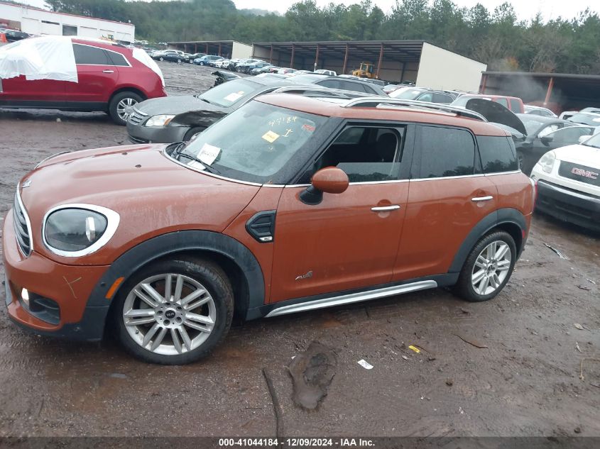 2017 Mini Countryman Cooper VIN: WMZYV5C35H3E01726 Lot: 41044184