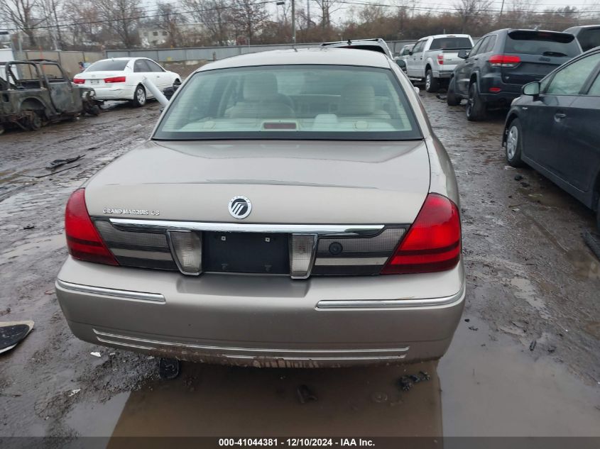 2006 Mercury Grand Marquis Gs VIN: 2MEFM74VX6X646071 Lot: 41044381