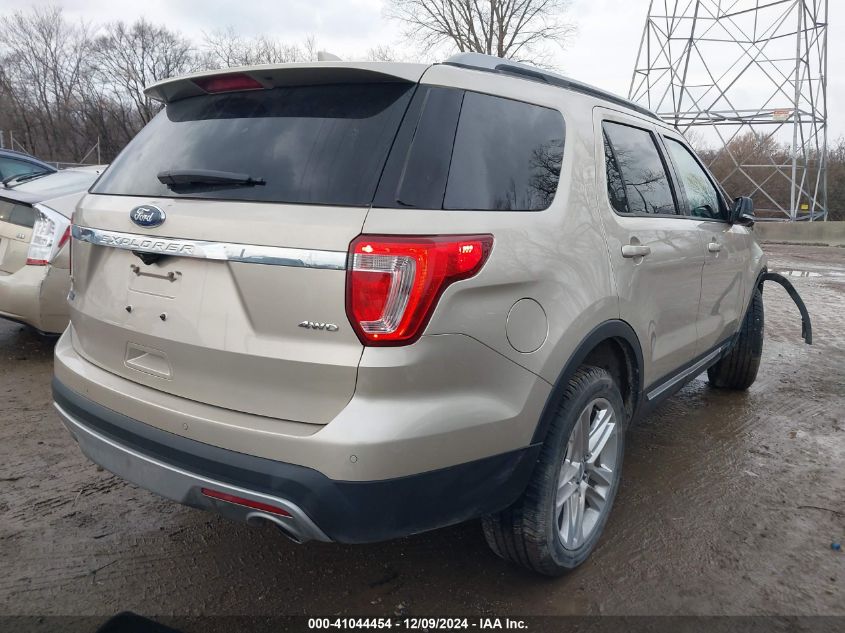 VIN 1FM5K8D8XHGC53601 2017 Ford Explorer, Xlt no.4