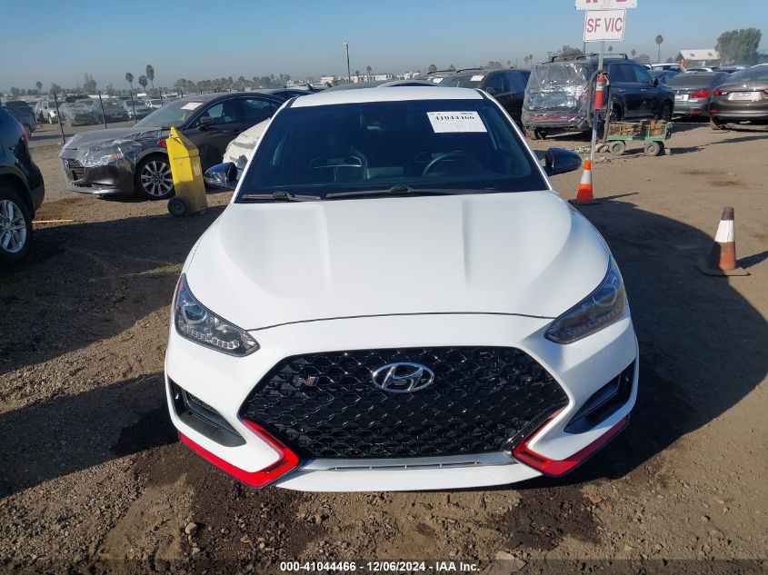 2021 Hyundai Veloster N VIN: KMHT36AH8MU009907 Lot: 41044466