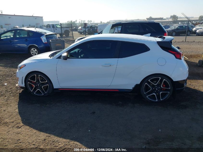 2021 Hyundai Veloster N VIN: KMHT36AH8MU009907 Lot: 41044466