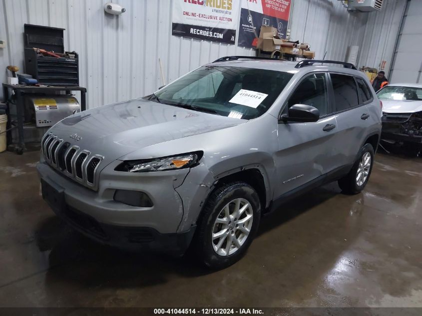 VIN 1C4PJMAB8HW596583 2017 Jeep Cherokee, Sport 4X4 no.2