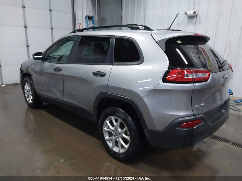 VIN 1C4PJMAB8HW596583 2017 Jeep Cherokee, Sport 4X4 no.3