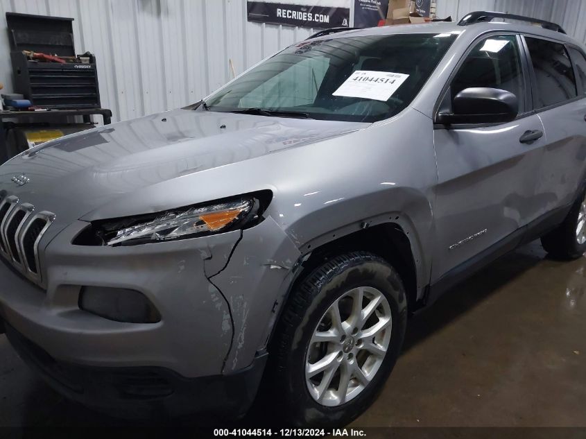 VIN 1C4PJMAB8HW596583 2017 Jeep Cherokee, Sport 4X4 no.6