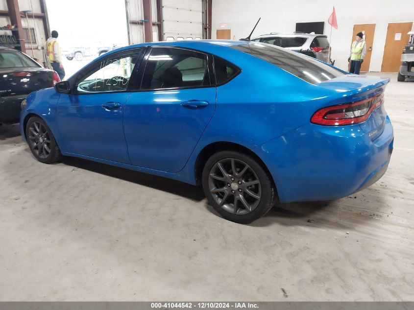 VIN 1C3CDFAA2GD585005 2016 Dodge Dart, SE no.3