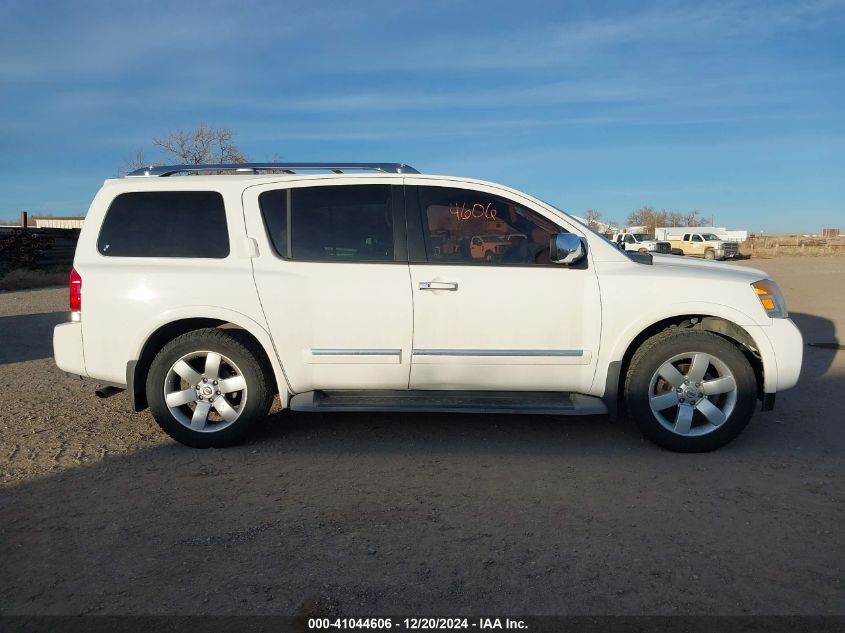 2010 Nissan Armada Titanium VIN: 5N1BA0ND2AN603954 Lot: 41044606