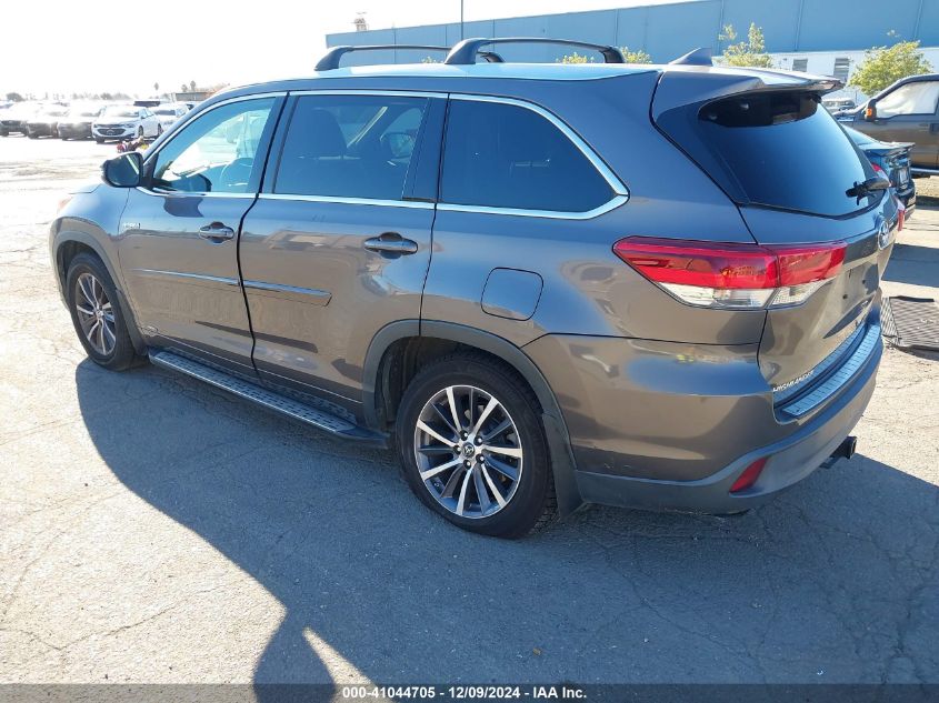 VIN 5TDJGRFH3HS028739 2017 Toyota Highlander, Hybri... no.3