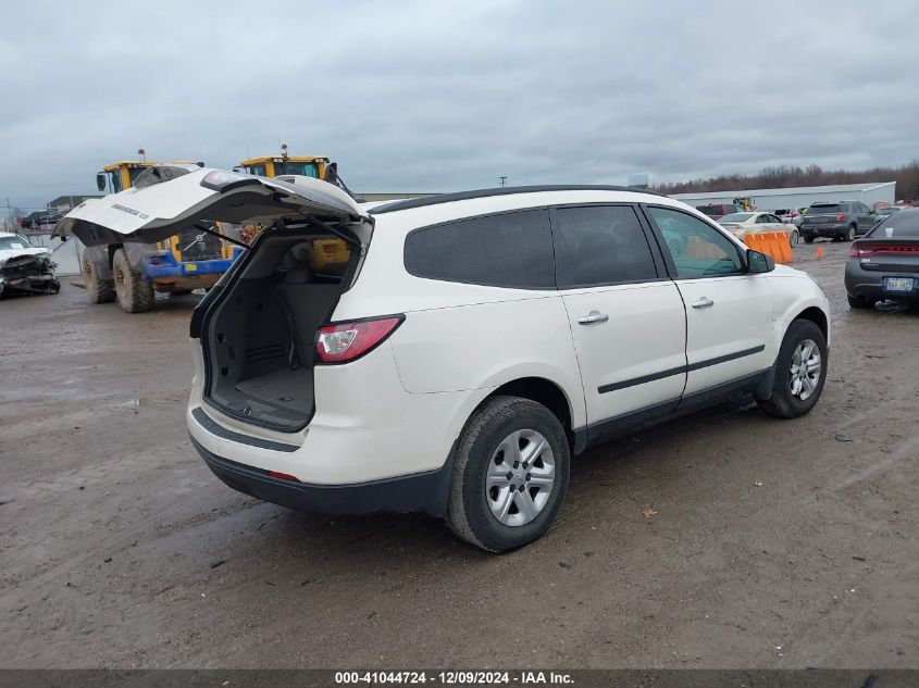 VIN 1GNKRFKD8EJ350843 2014 CHEVROLET TRAVERSE no.4