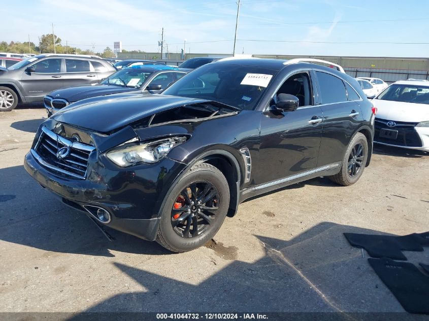 VIN JN8CS1MWXDM172373 2013 Infiniti FX37 no.2