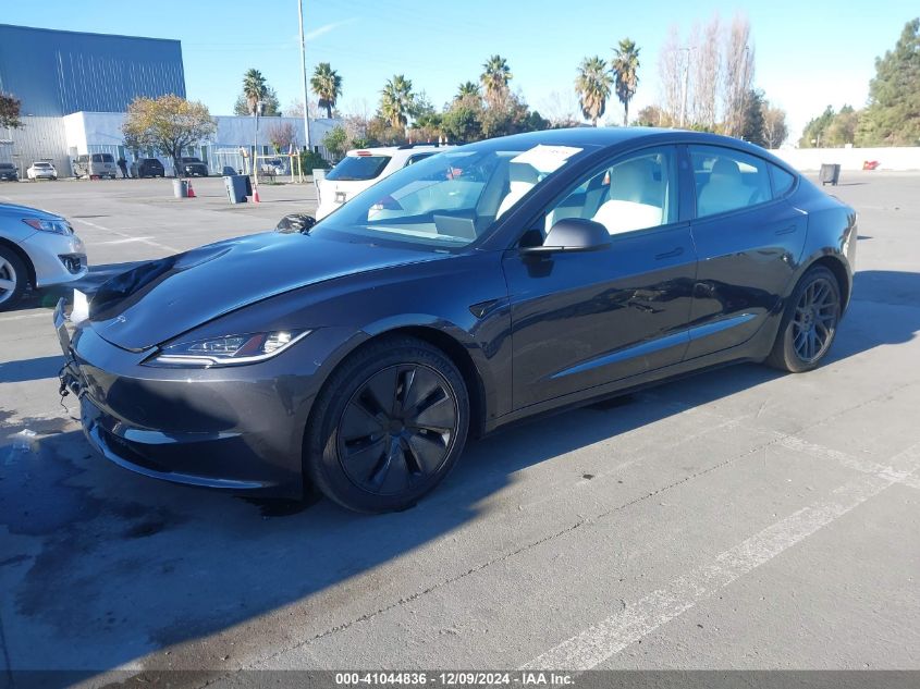 VIN 5YJ3E1EB3RF760453 2024 Tesla Model 3, Long Rang... no.2