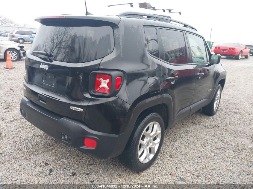 VIN ZACCJBBB5JPH12469 2018 Jeep Renegade, Latitude 4X4 no.4