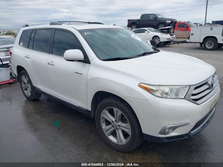 2013 TOYOTA HIGHLANDER LIMITED V6 - 5TDYK3EH2DS124593