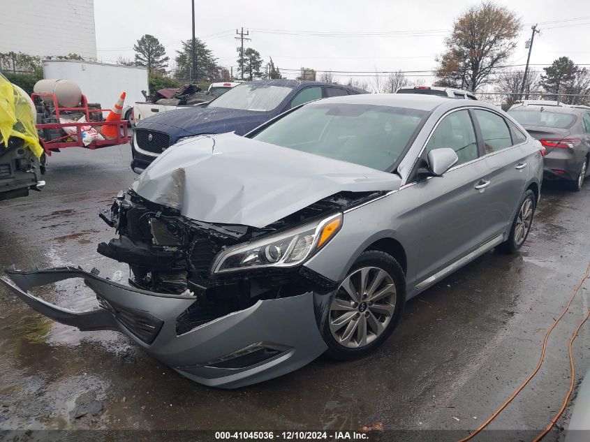 VIN 5NPE34AF9FH045991 2015 HYUNDAI SONATA no.2