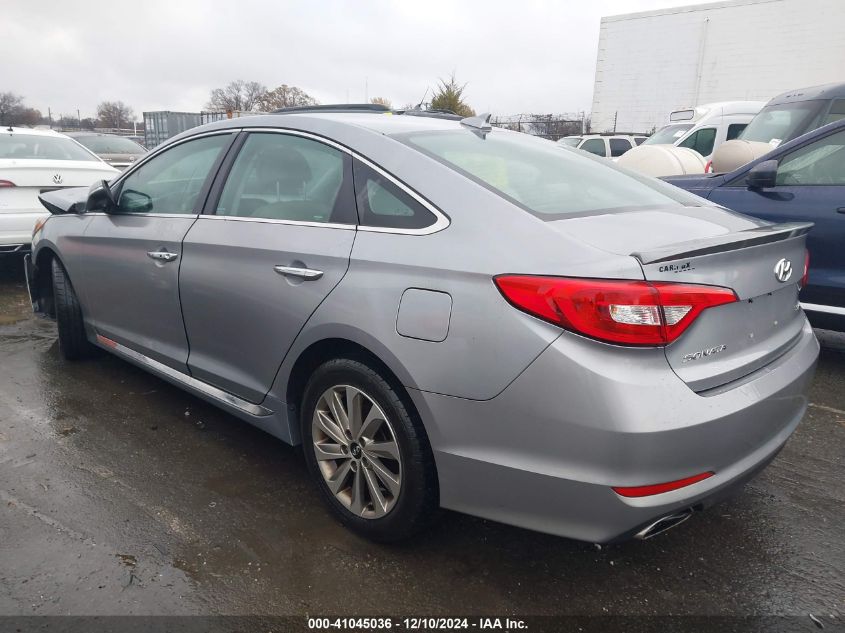 VIN 5NPE34AF9FH045991 2015 HYUNDAI SONATA no.3