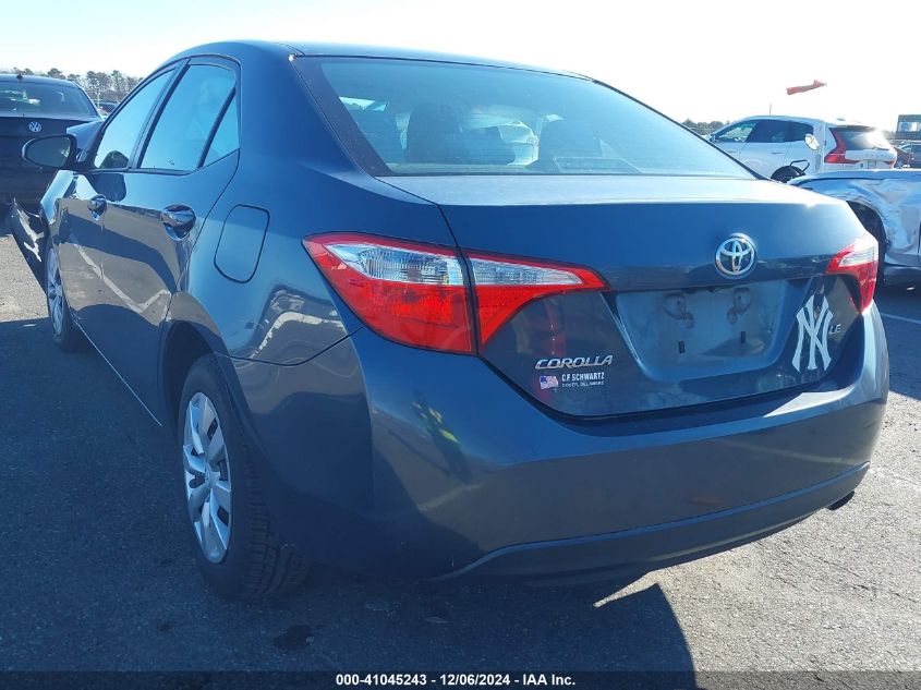 VIN 2T1BURHE3EC050809 2014 Toyota Corolla, LE no.3