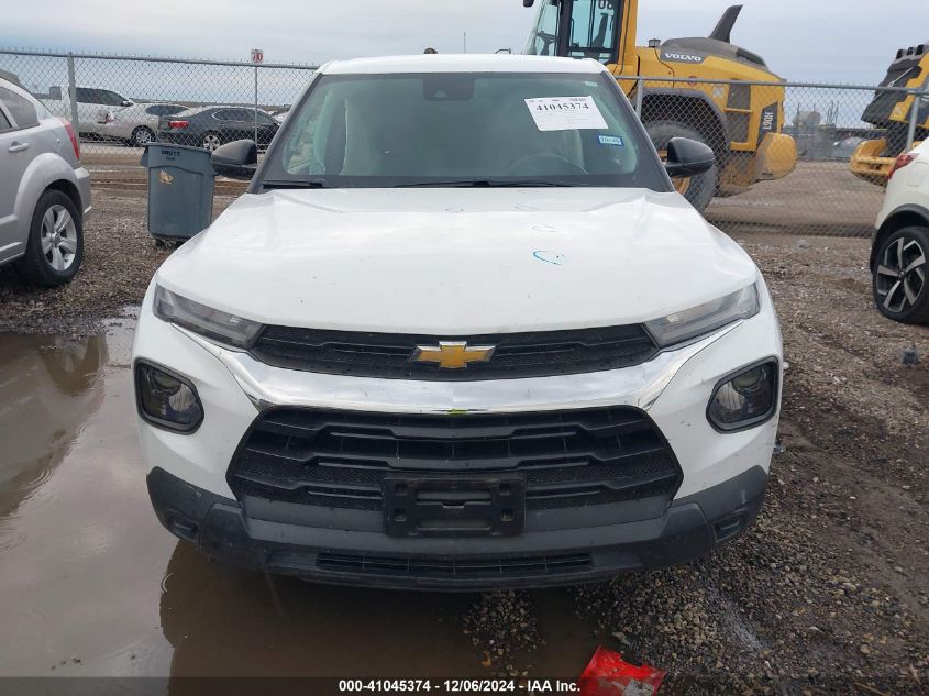 2021 Chevrolet Trailblazer Fwd L VIN: KL79MLS23MB083586 Lot: 41045374