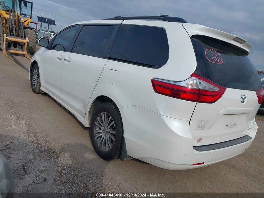 Vin: 5tdyz3dc9js929200, lot: 41535359, toyota sienna xle/xle premium/limited/limited premium 20183