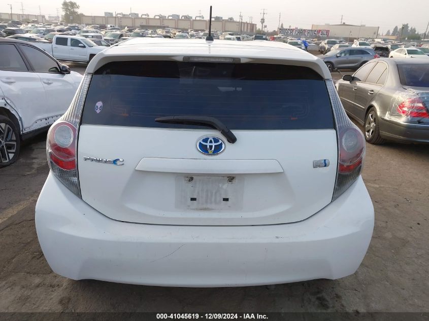 2013 Toyota Prius C Two VIN: JTDKDTB37D1047323 Lot: 41045619