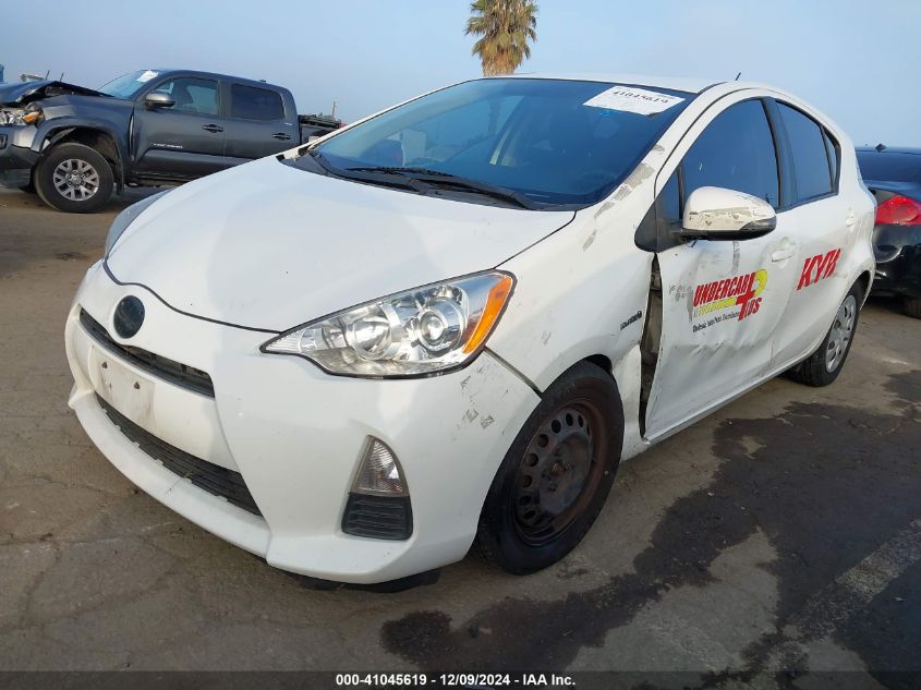 VIN JTDKDTB37D1047323 2013 Toyota Prius, C Two no.2