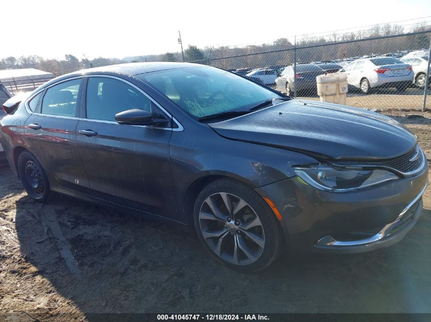 VIN 1C3CCCCG8FN656008 2015 CHRYSLER 200 no.1