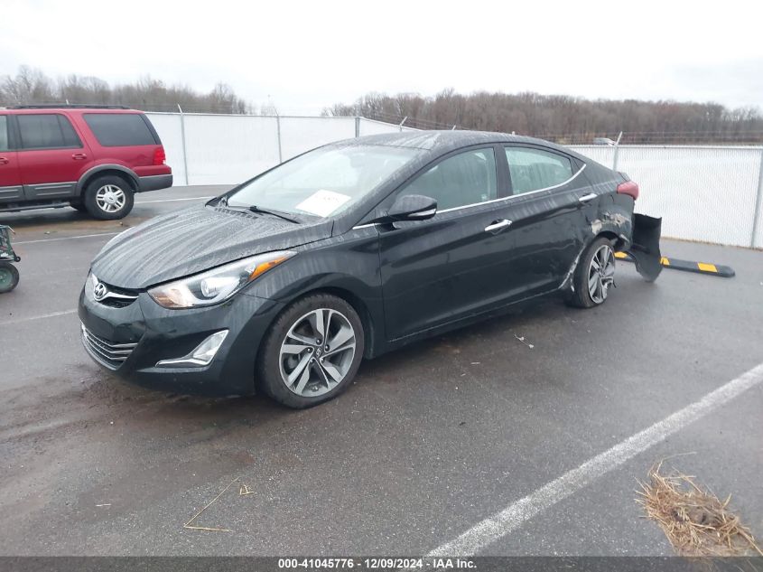 VIN 5NPDH4AE5FH569403 2015 Hyundai Elantra, Limited no.2