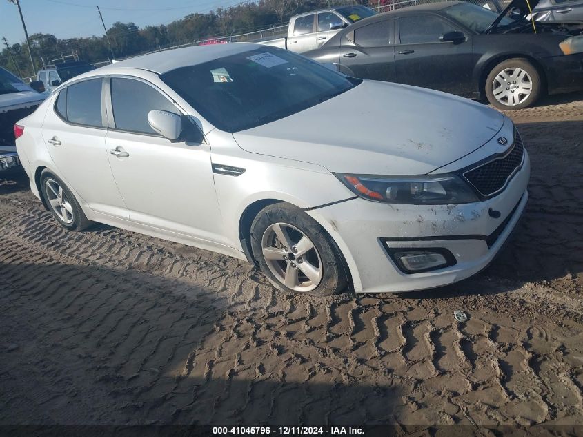 VIN KNAGM4A79F5551641 2015 KIA OPTIMA no.1