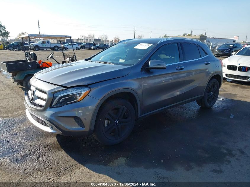 VIN WDCTG4GB6FJ105288 2015 MERCEDES-BENZ GLA 250 no.2