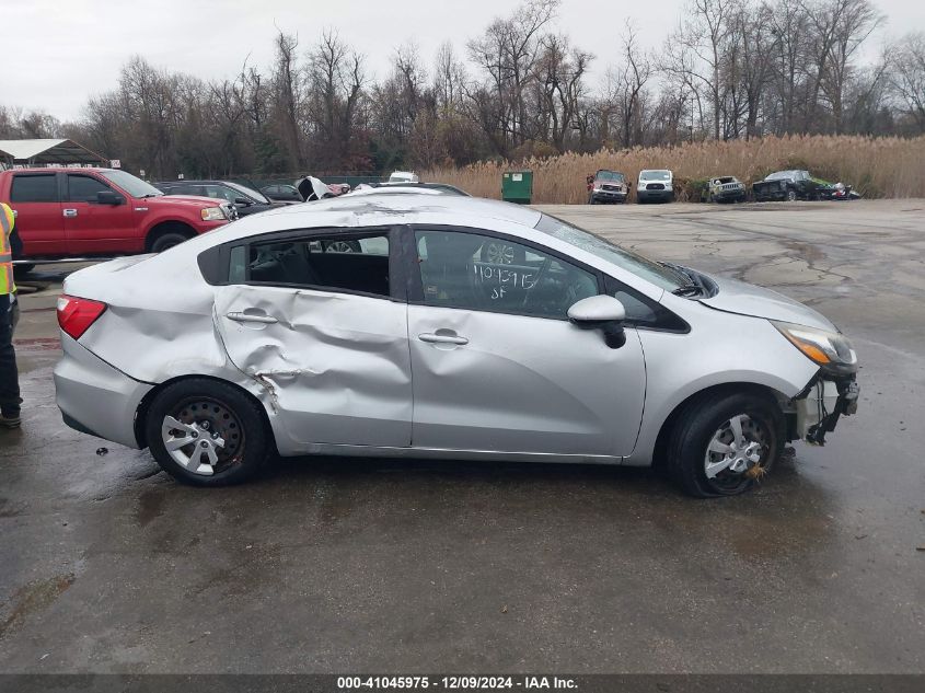 2016 Kia Rio Lx VIN: KNADM4A35G6600734 Lot: 41045975