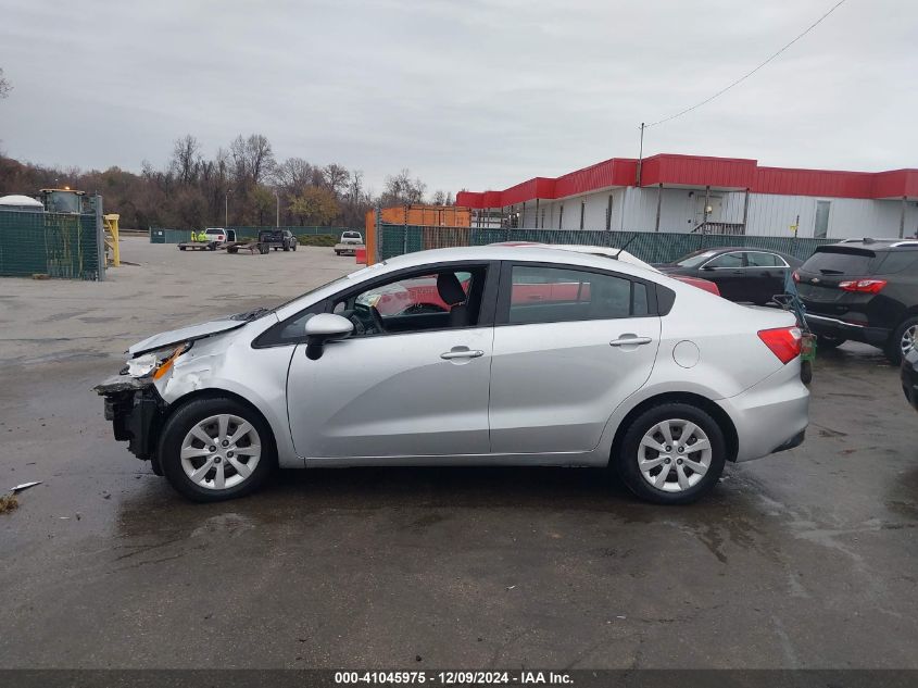 2016 Kia Rio Lx VIN: KNADM4A35G6600734 Lot: 41045975