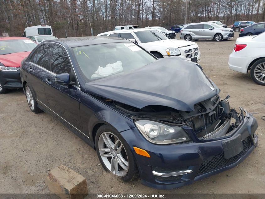 VIN WDDGF8AB5EG186702 2014 MERCEDES-BENZ C 300 no.1