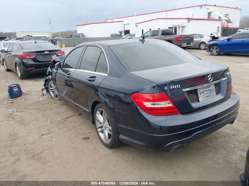 VIN WDDGF8AB5EG186702 2014 MERCEDES-BENZ C 300 no.3