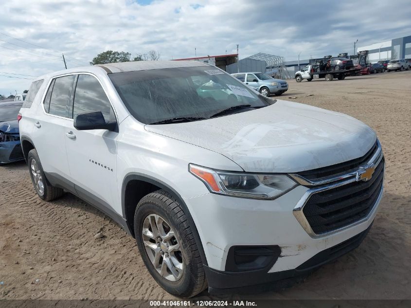 VIN 1GNERFKW7MJ254599 2021 Chevrolet Traverse, Fwd Ls no.1