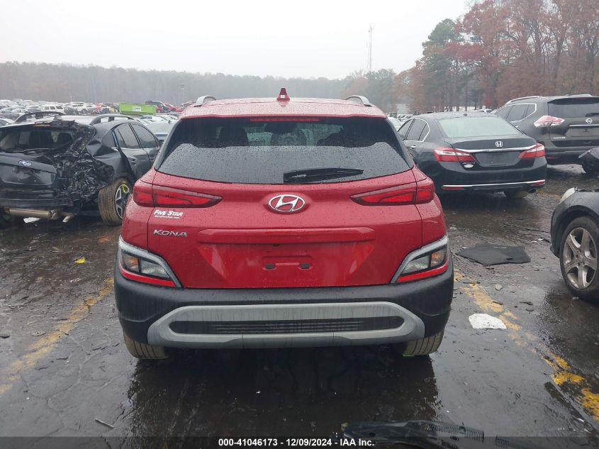 2023 Hyundai Kona Sel VIN: KM8K62AB2PU039285 Lot: 41046173