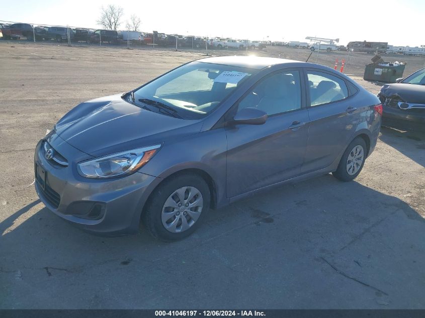 VIN KMHCT4AE5HU174684 2017 Hyundai Accent, SE no.2