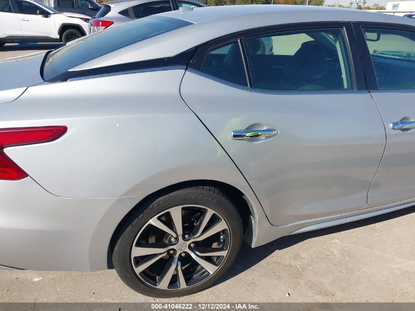 2018 Nissan Maxima 3.5 Sv VIN: 1N4AA6APXJC367963 Lot: 41046222