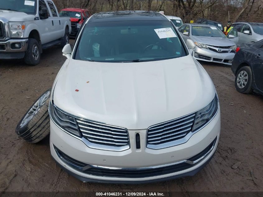 2016 LINCOLN MKX RESERVE - 2LMTJ6LR8GBL22448