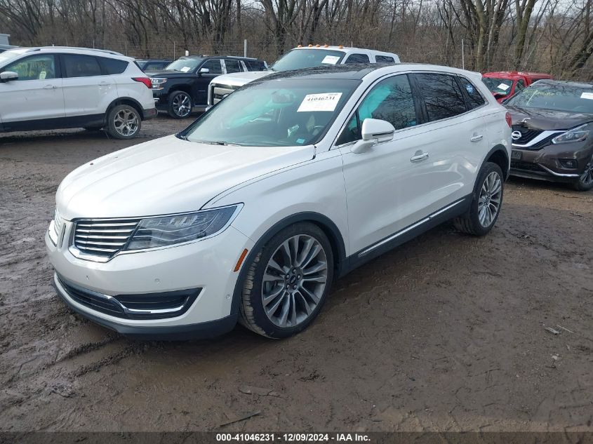2016 LINCOLN MKX RESERVE - 2LMTJ6LR8GBL22448