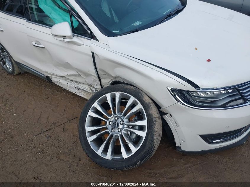 2016 LINCOLN MKX RESERVE - 2LMTJ6LR8GBL22448