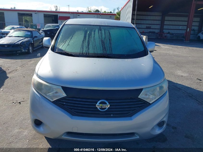 2014 Nissan Quest S VIN: JN8AE2KPXE9102859 Lot: 41046316