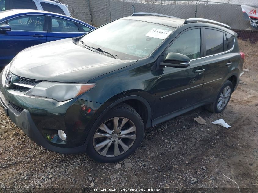 VIN 2T3DFREV0DW044574 2013 Toyota RAV4, Limited no.2