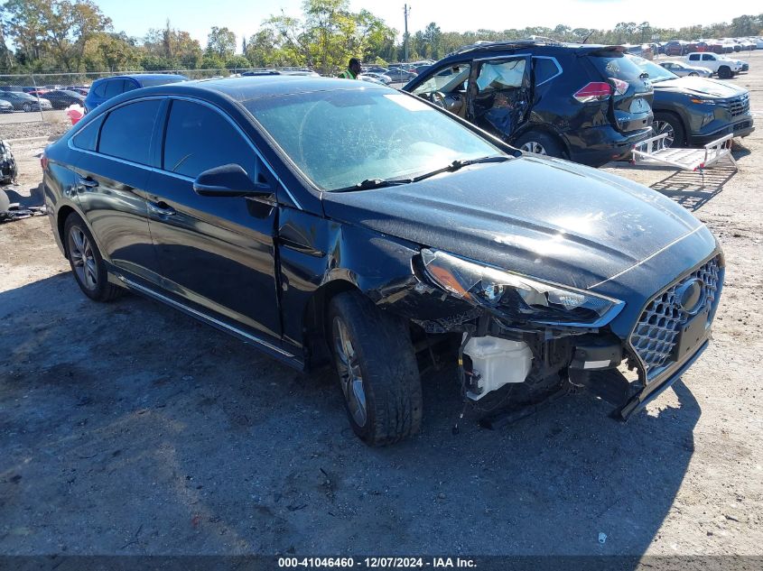 VIN 5NPE34AF2JH680091 2018 Hyundai Sonata, Sport no.1