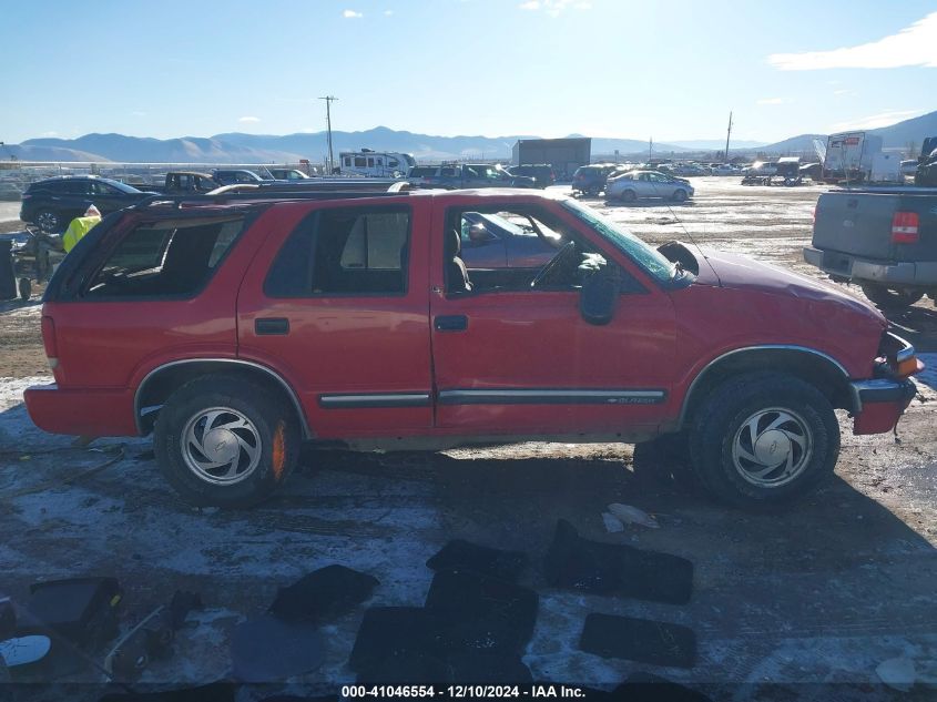 2001 Chevrolet Blazer Lt VIN: 1GNDT13W81K245138 Lot: 41046554