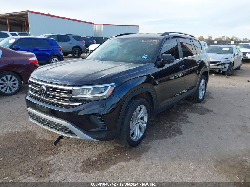 VIN 1V2WR2CA7MC578227 2021 Volkswagen Atlas, 3.6L V... no.2