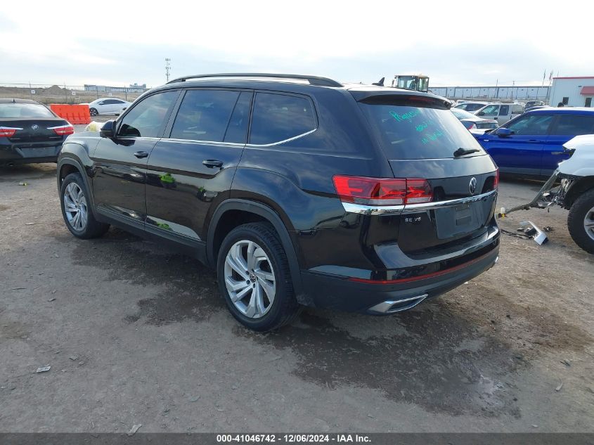 VIN 1V2WR2CA7MC578227 2021 Volkswagen Atlas, 3.6L V... no.3